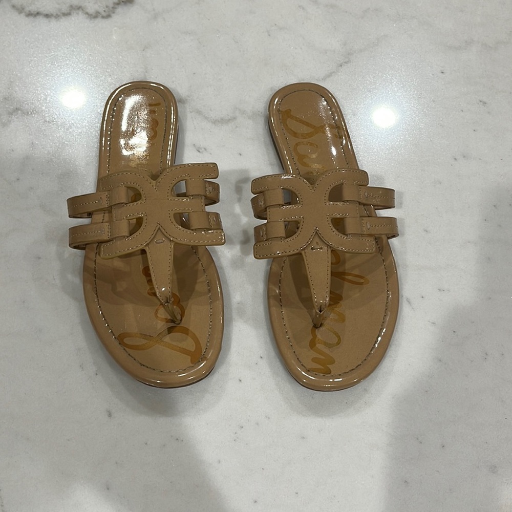 SamEldmen Nude Sandals